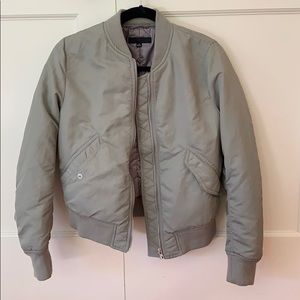 Uniqlo Green-Gray Bomber Jacket